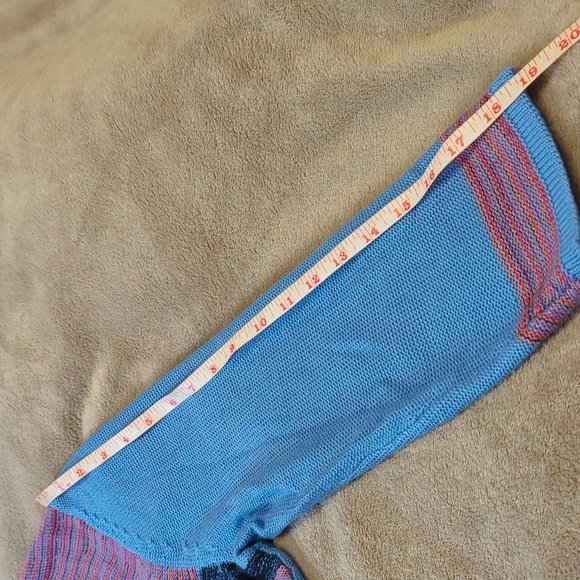 Alison Sheri striped blue and red top XXL - Picture 6 of 6